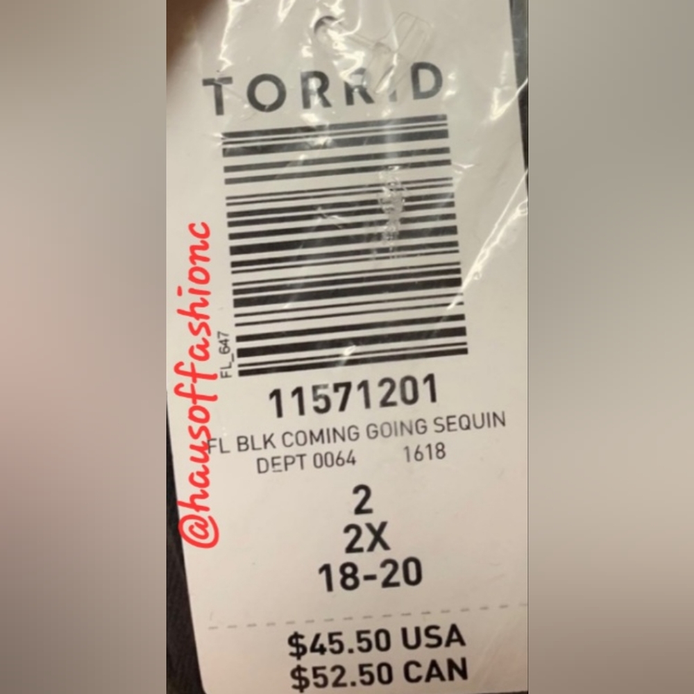 TORRID Sequins "Coming and Going" Premium Legging! NWT! - Picture 7 of 8